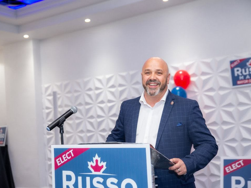 Mario Russo for Mayor Lawn Sign